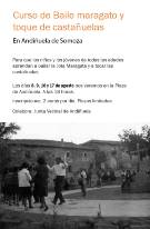 Curso de baile maragato y toque de castañuelas