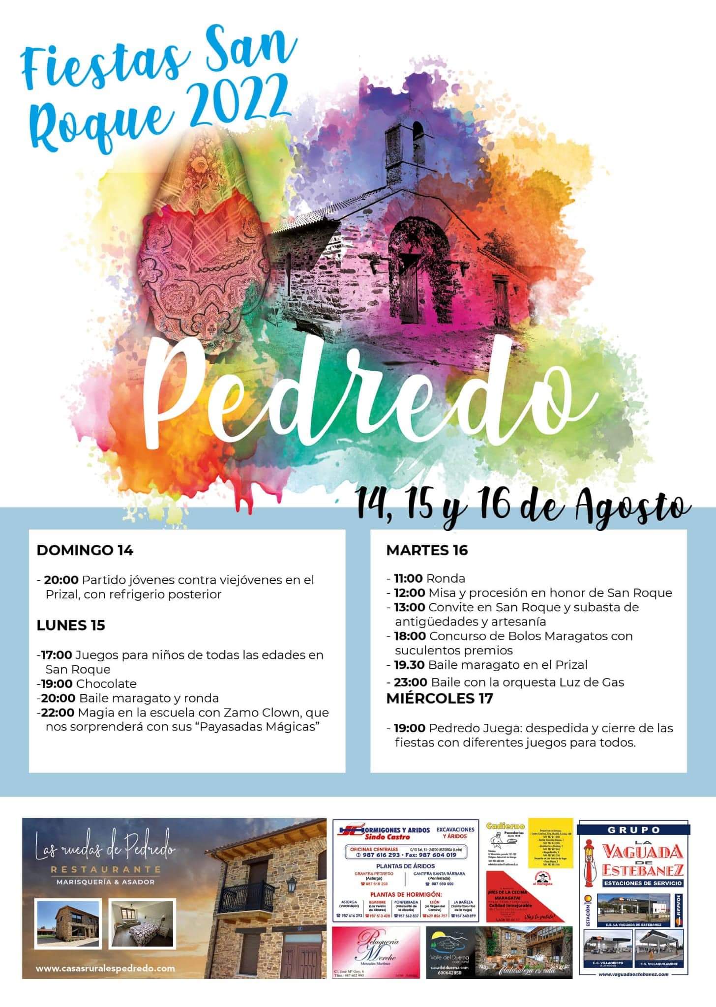 Fiestas en Pedredo